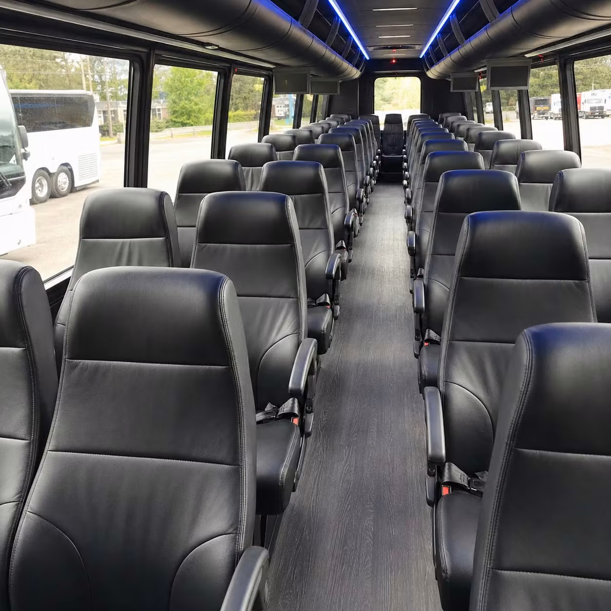 25 passenger minibus interior