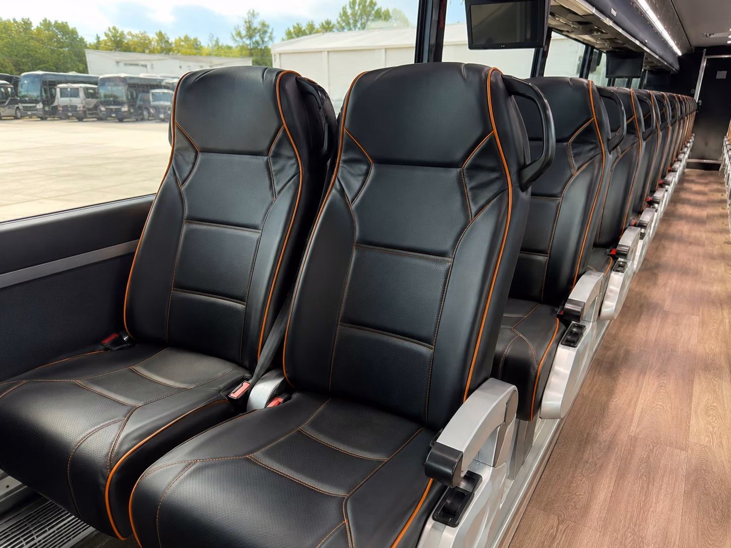 chino charter bus interior