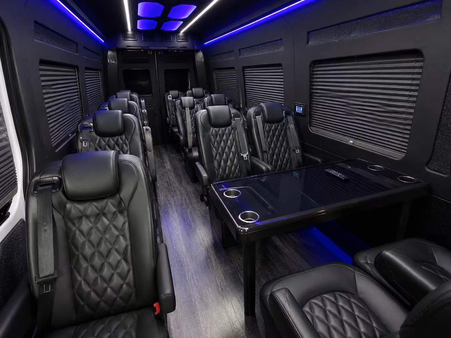 sprinter van with driver interior